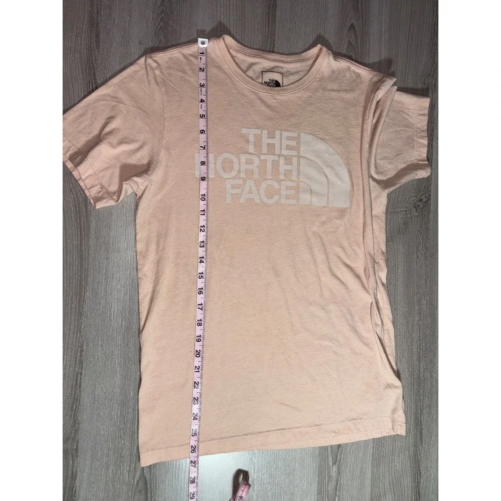 The North Face Mens Graphic T-Shirt Peach Half Dome Logo Size M Gorpcoare Nature
